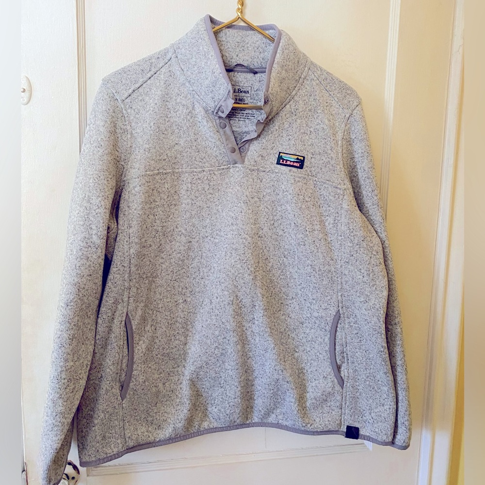 Plus 1X LL Bean Fleece Pullover